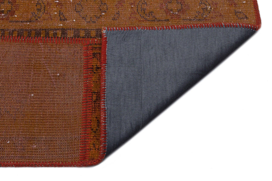 Yün Kahverengi El Dokuma Halı Eskitme 160x230 cm 33918 – Koridor kullanımı