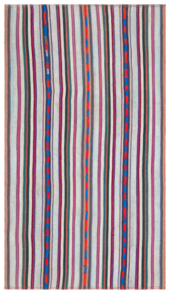 Girit Bej Çizgili Yün El Dokuma Halısı 173 x 296 Apex Unique