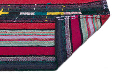 Girit Bej Çizgili Yün El Dokuma Halısı 166 x 265 Apex Unique