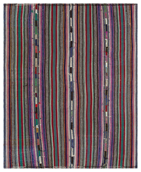 Yeşil Anadolu Bohem Geometrik Yün Halı 178x224 - Özel Seri