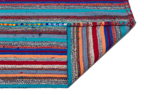 Girit Bej Çizgili Yün El Dokuma Halısı 160 x 318 Apex Unique