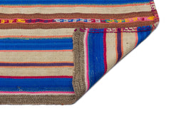 Girit Bej Çizgili Yün El Dokuma Halısı 170 x 250 Apex Unique