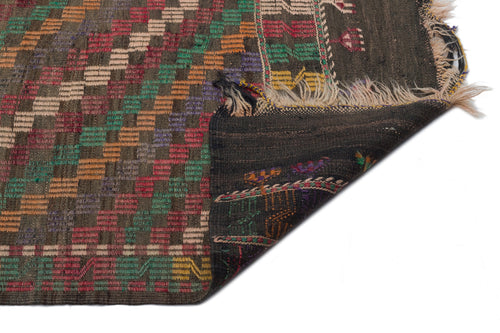 Girit Bej Çizgili Yün El Dokuma Halısı 158 x 290 Apex Unique