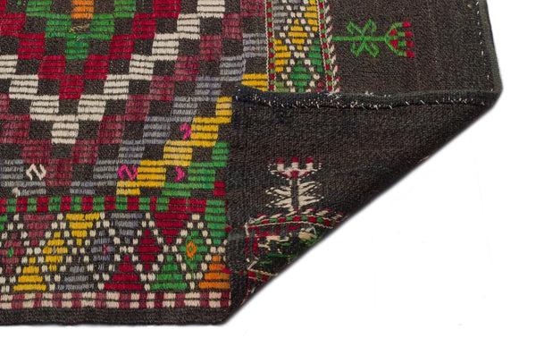 Bej Anadolu Bohem Geometrik Yün Halı 191x306 - Özel Seri