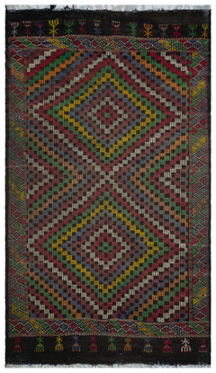 Girit Bej Çizgili Yün El Dokuma Halısı 198 x 335 Apex Unique