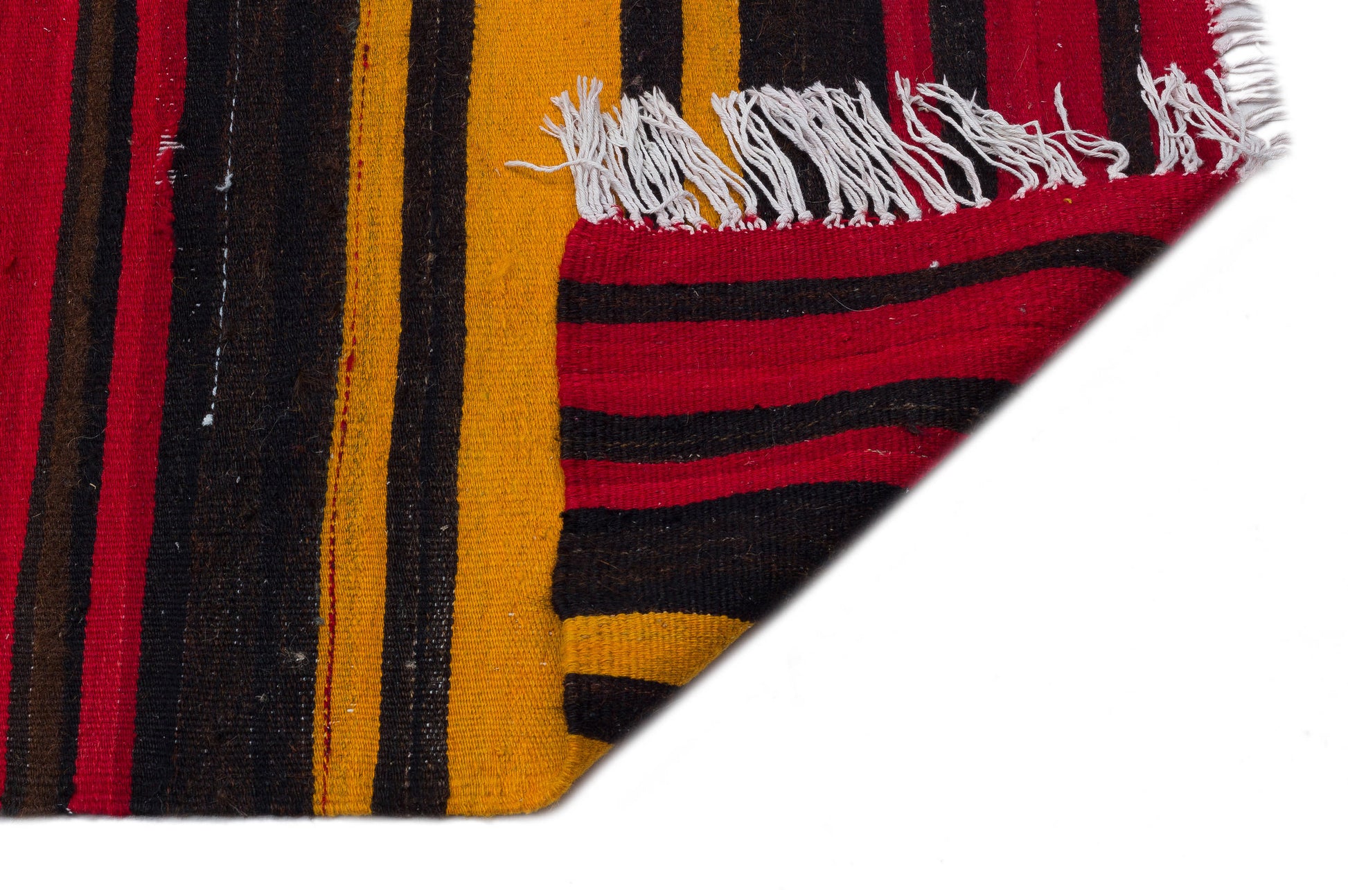 Girit Bej Çizgili Yün El Dokuma Halısı 172 x 400 Apex Unique