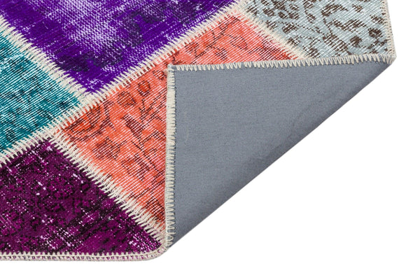 Bej Bohem Eskitme Yün Halı 82x150