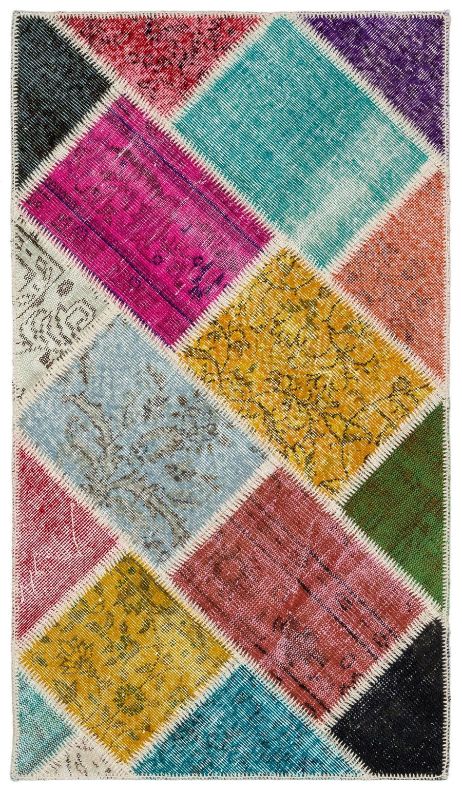 Bej Anadolu Modern Yün Halı 81x145 - Özel Seri