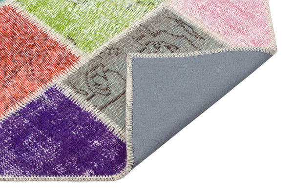Bej Modern Vintage Yün Halı 122x180