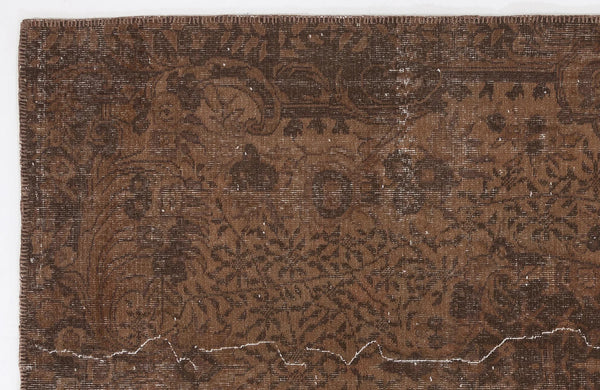 Bej Bordo Anadolu Eskitme Madalyonlu Yün Halı 163x274 - Özel Seri