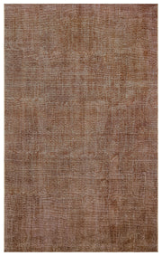 Atina Kahverengi Eskitme Yün El Dokuma Halısı 185 x 297 Apex Unique
