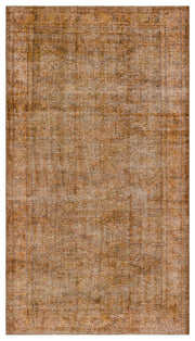 Atina Kahverengi Eskitme Yün El Dokuma Halısı 148 x 259 Apex Unique