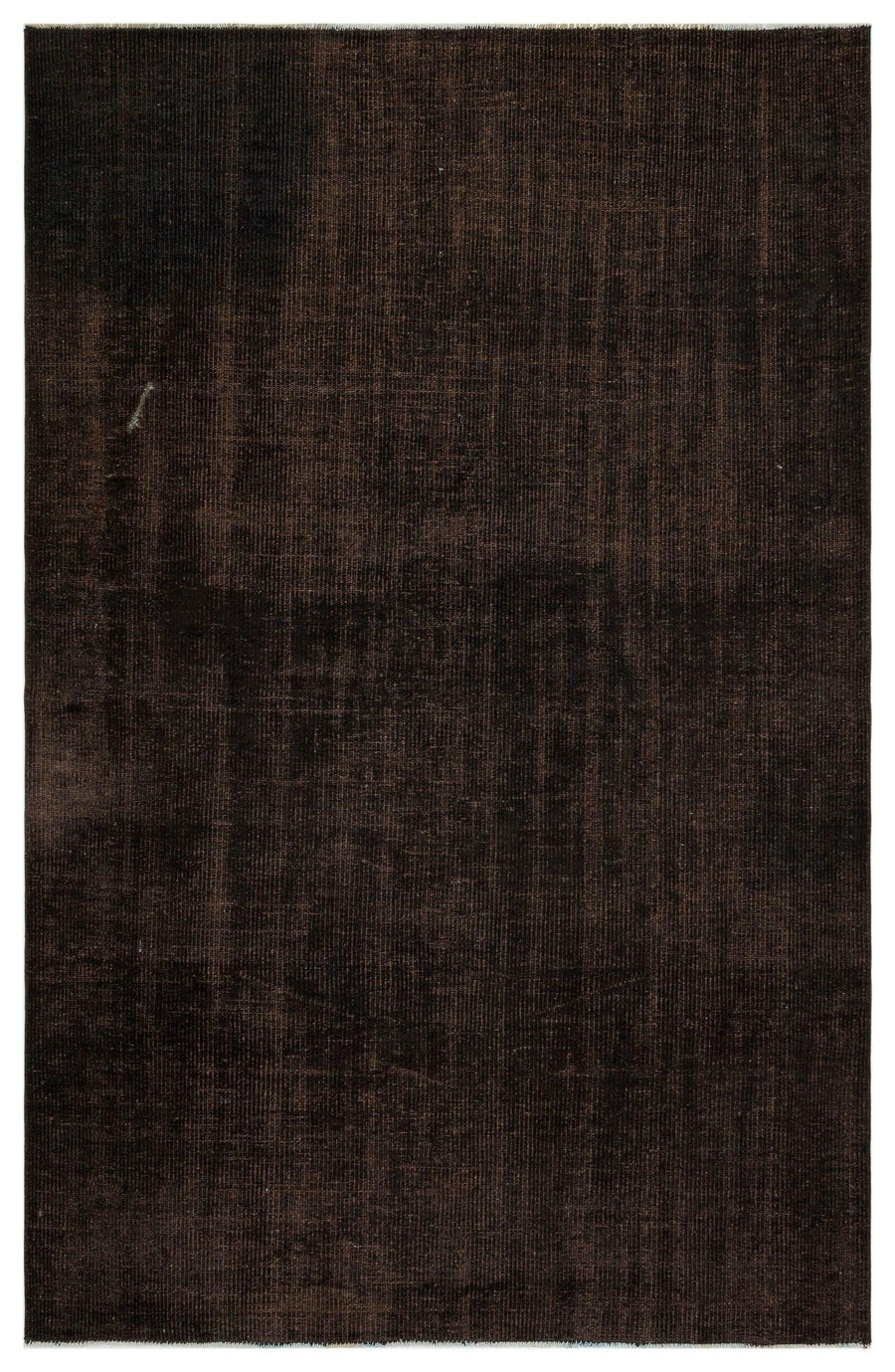 Antrasit Gri Isparta Eskitme Çiçekli Yün Halı 158x249 - Özel Seri