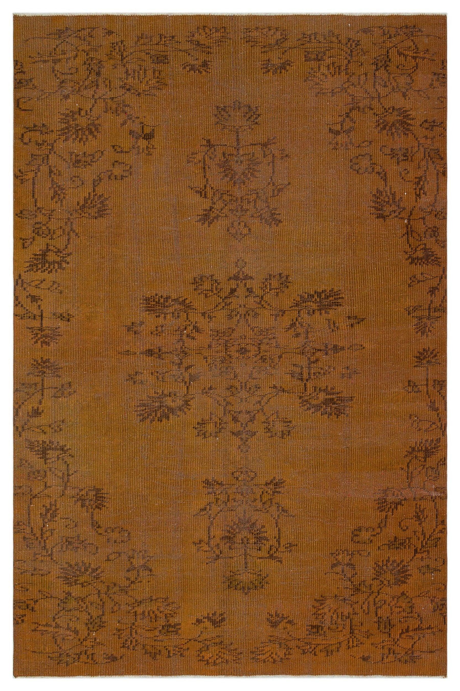 Hardal Anadolu Çiçekli Yün Halı 159x244 - Özel Seri