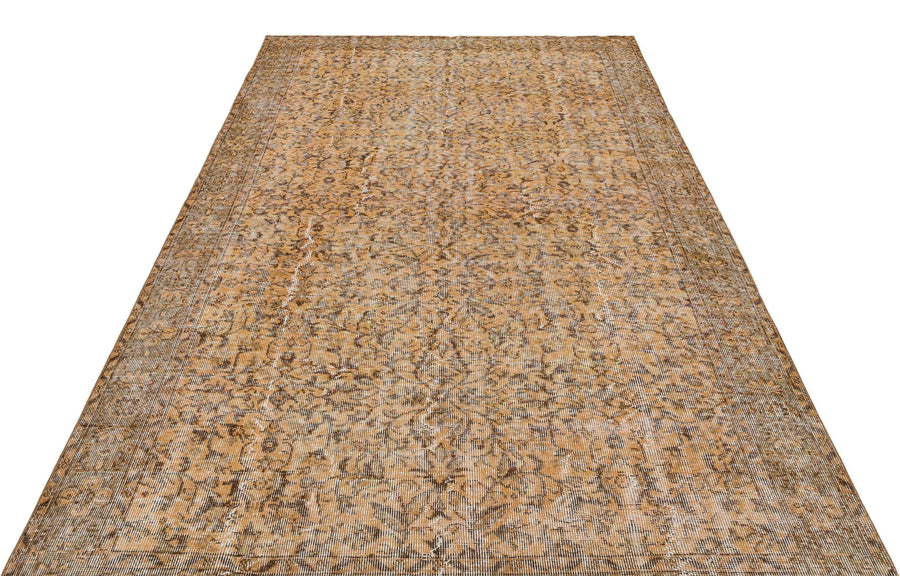 Antrasit Gold Anadolu Çiçekli Yün Halı 171x272 - Özel Seri