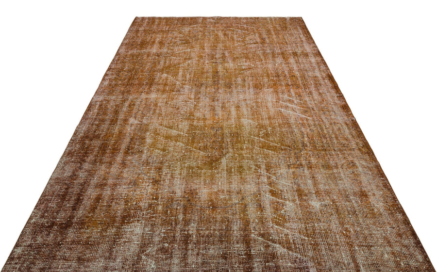 Bej Krem Anadolu Eskitme Geometrik Yün Halı 185x306 - Özel Seri