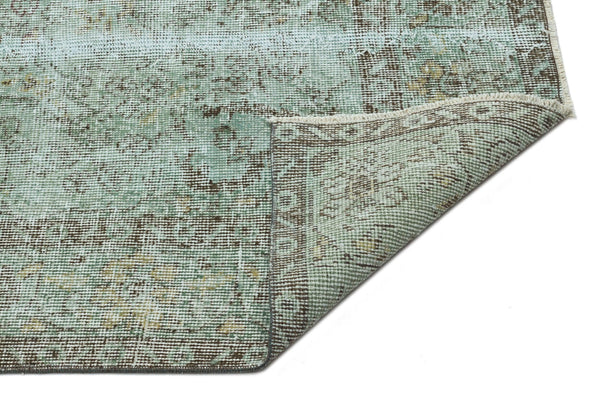 Antrasit Bej Bohem Eskitme Yün Halı 207x331
