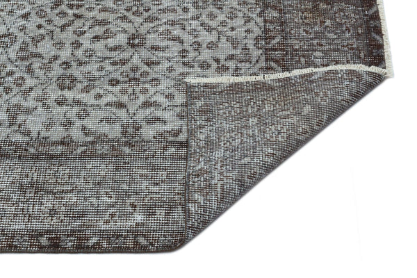 Gri Anadolu Geometrik Klasik Yün Halı 157x285 - Özel Seri