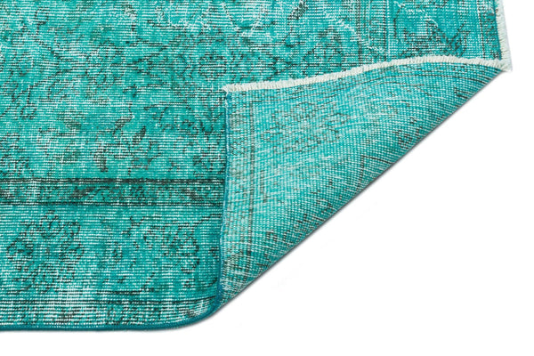 Beyaz Krem Bohem Eskitme Yün Halı 165x264