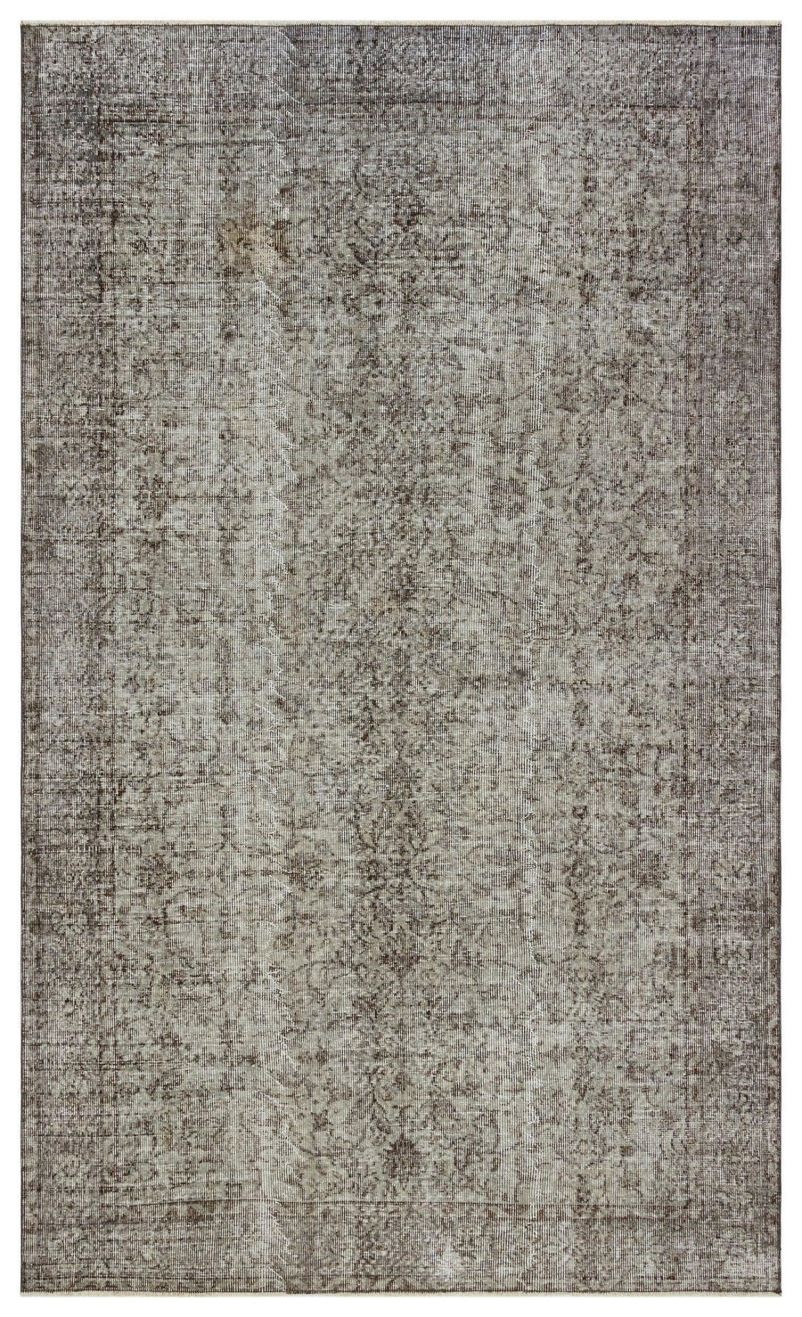Gri Anadolu Geometrik Klasik Yün Halı 172x276 - Özel Seri