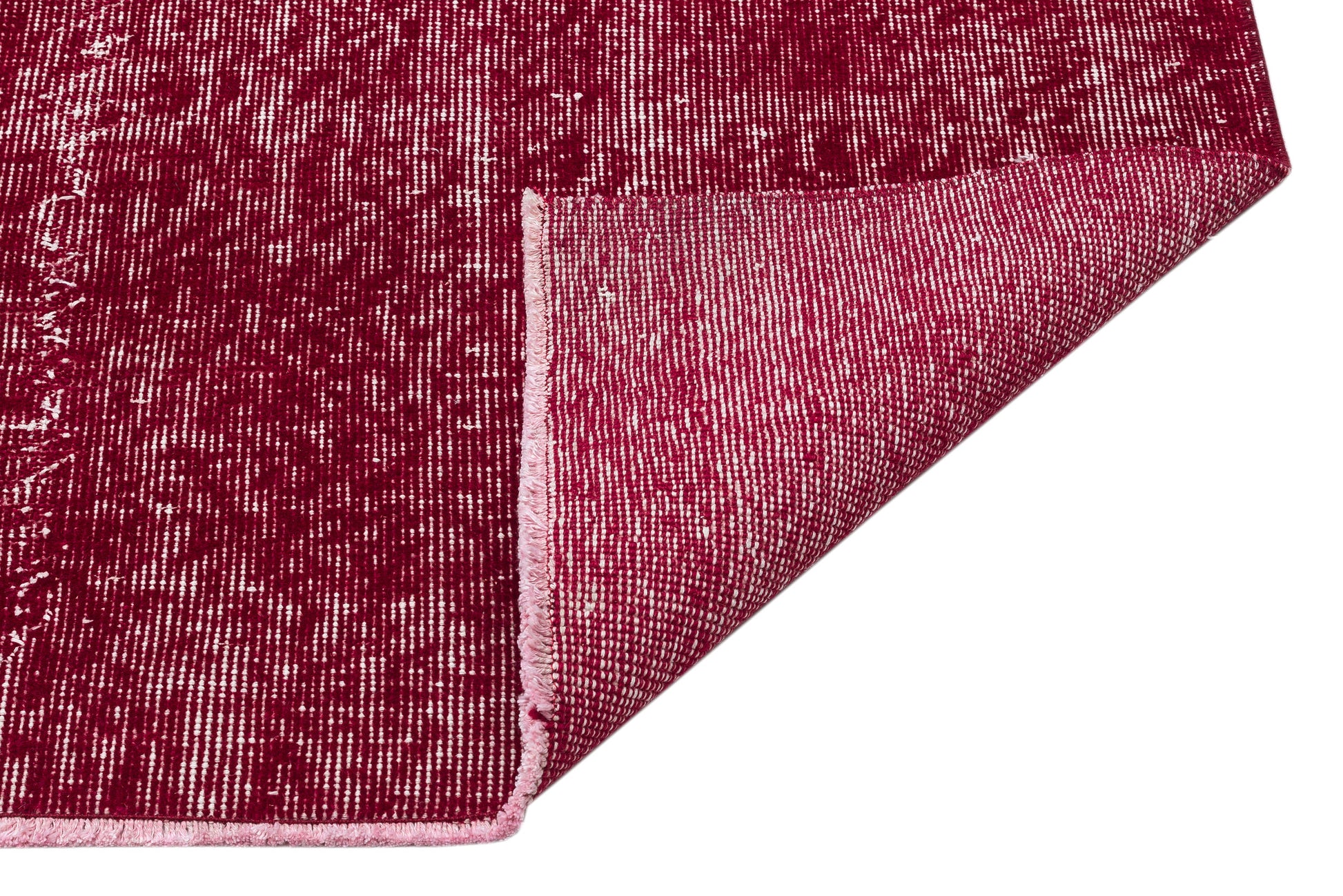 Atina Kırmızı Eskitme Yün El Dokuma Halısı 164 x 254 Apex Unique