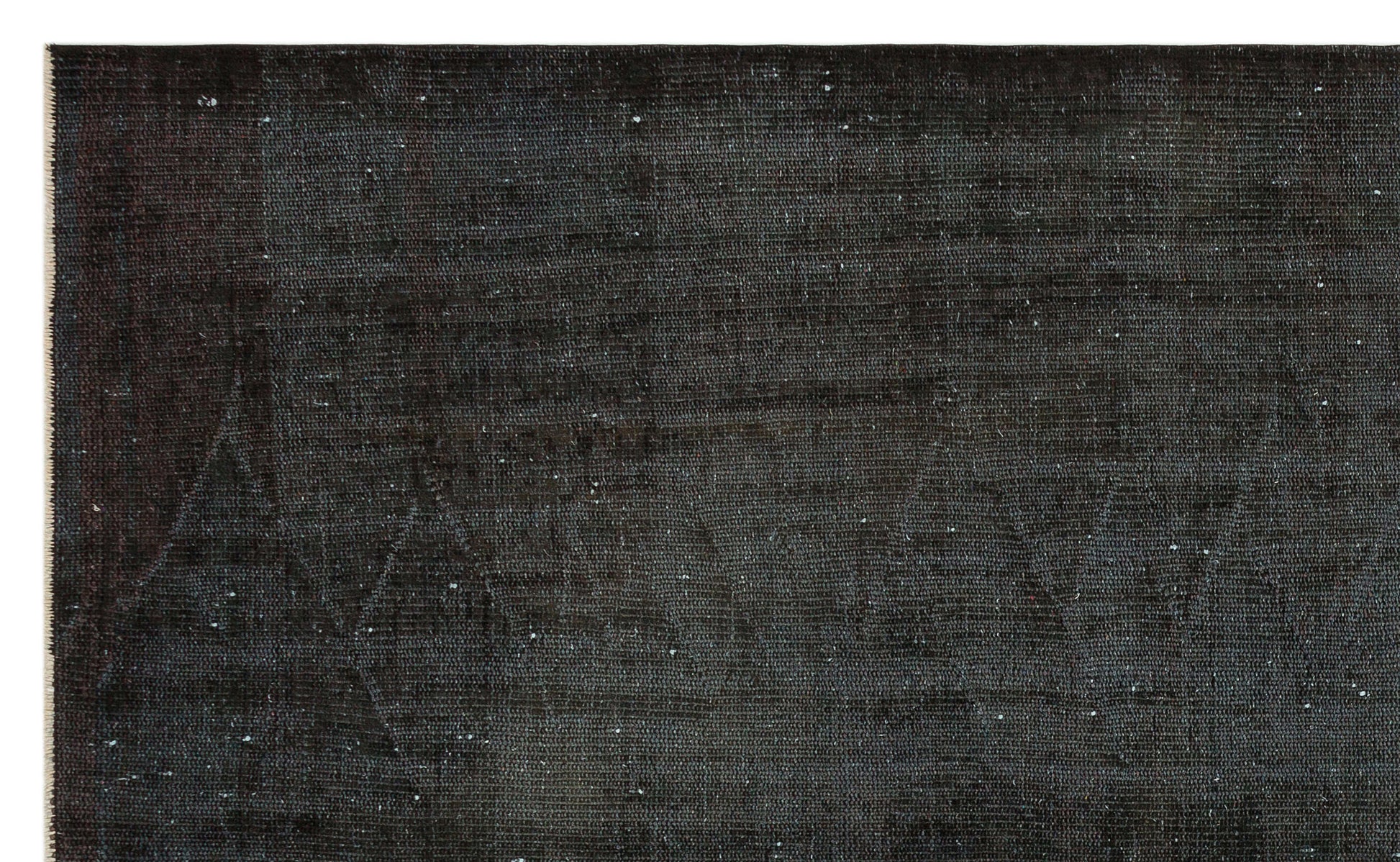 Atina Siyah Eskitme Yün El Dokuma Halısı 175 x 285 Apex Unique