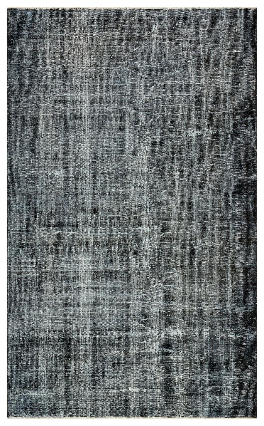 Antrasit Gri Halı Soyut Antrasit Detaylı Kök Boyalı 167x274 cm 34789 – Koridor kullanımı