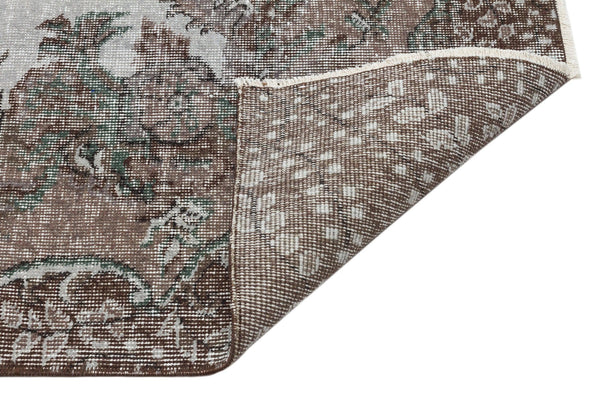 Gri Krem Anadolu Madalyonlu Çiçekli Yün Halı 154x254 - Özel Seri