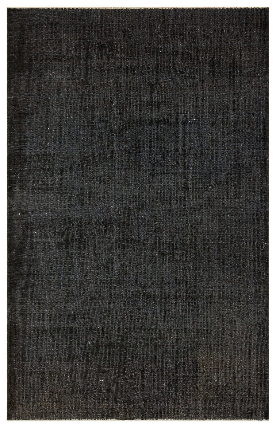 Siyah Eskitme Modern Yün Halı 171x264