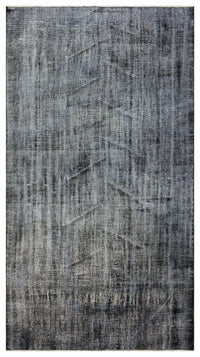 Antrasit Gri Halı Soyut Desenli Melanj Dokulu 148x267 cm