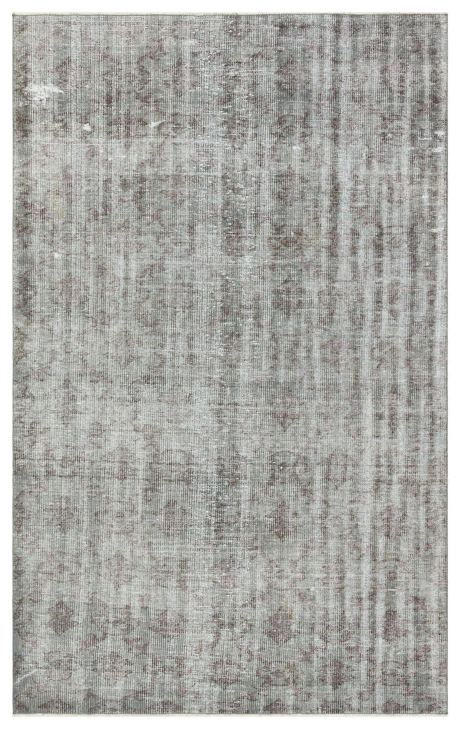 Gri Anadolu Geometrik Klasik Yün Halı 163x253 - Özel Seri