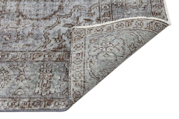 Gri Anadolu Geometrik Klasik Yün Halı 171x288 - Özel Seri