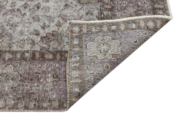 Gri Anadolu Geometrik Klasik Yün Halı 162x285 - Özel Seri