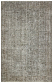 Atina Gri Eskitme Yün El Dokuma Halısı 207 x 322 Apex Unique