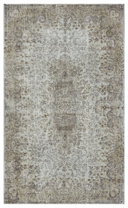 Atina Gri Eskitme Yün El Dokuma Halısı 154 x 253 Apex Unique