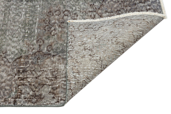 Gri Anadolu Geometrik Klasik Yün Halı 172x291 - Özel Seri
