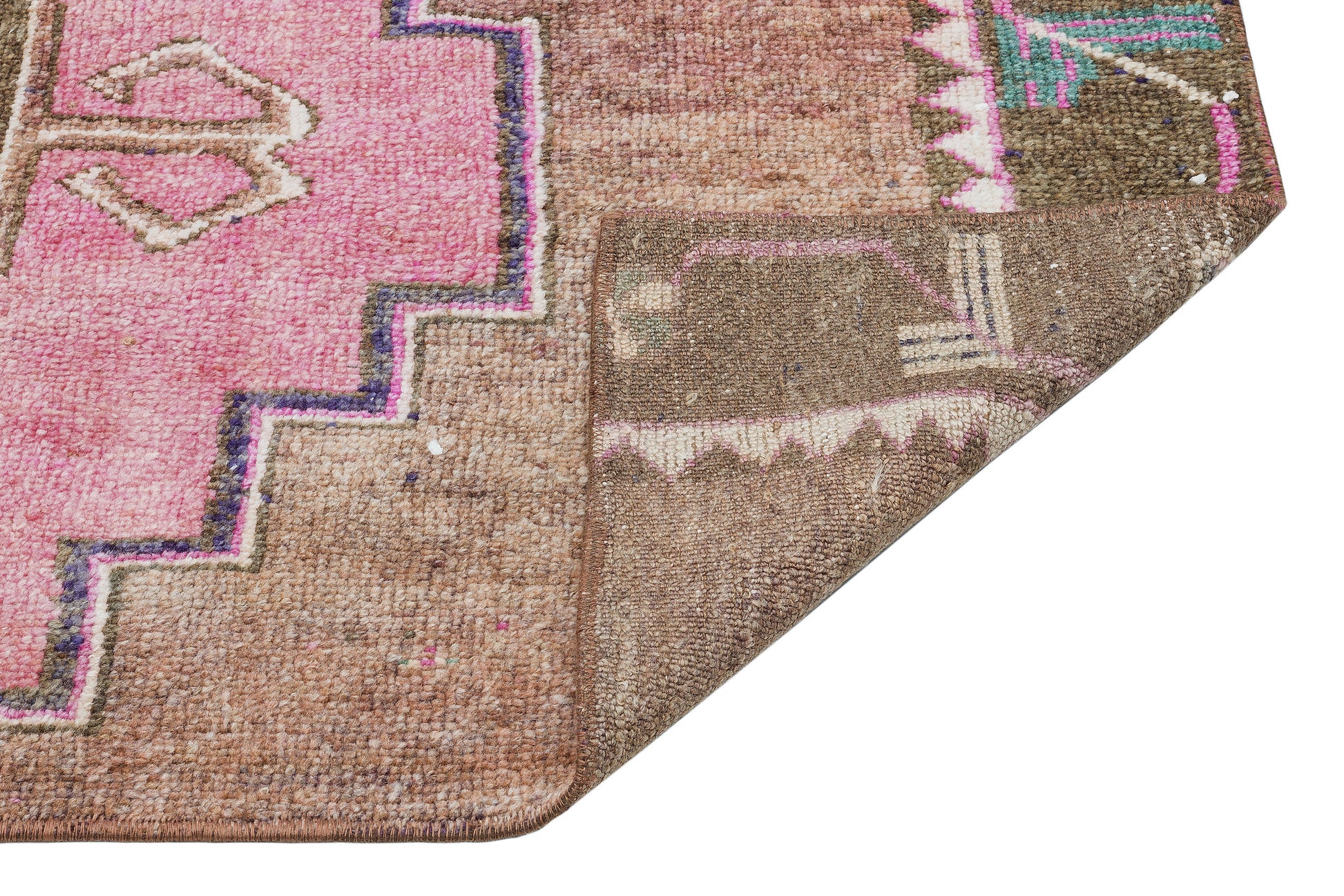 Kavala Kahverengi Klasik Yün El Dokuma Halısı 079 x 142 Apex Unique