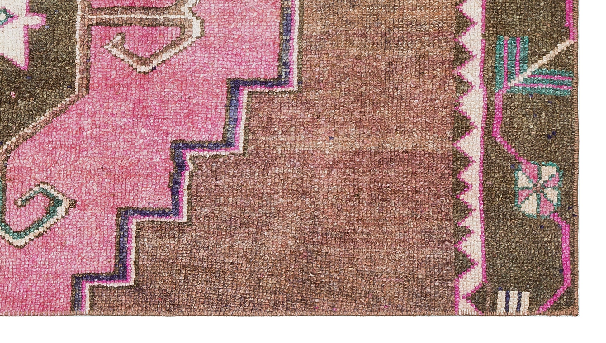 Kavala Kahverengi Klasik Yün El Dokuma Halısı 079 x 142 Apex Unique