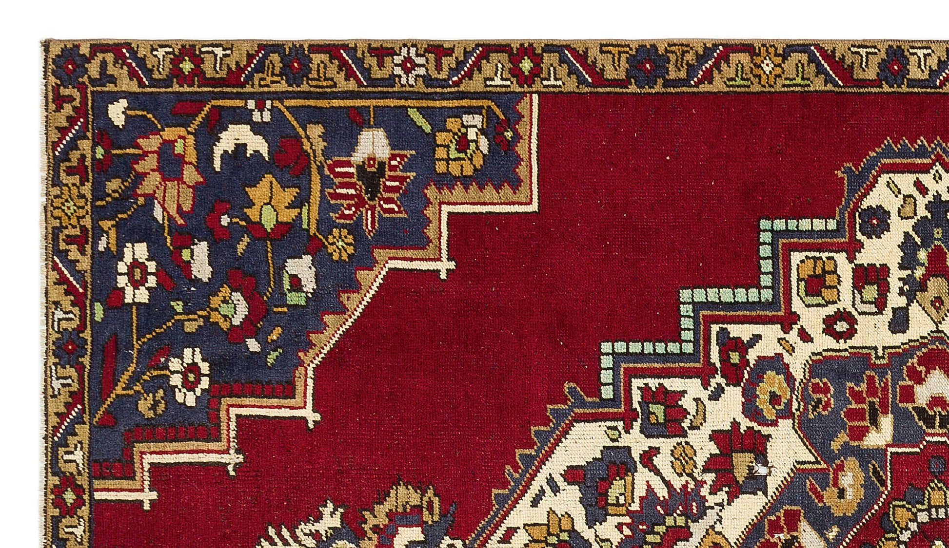 Kavala Kırmızı Klasik Yün El Dokuma Halısı 121 x 216 Apex Unique