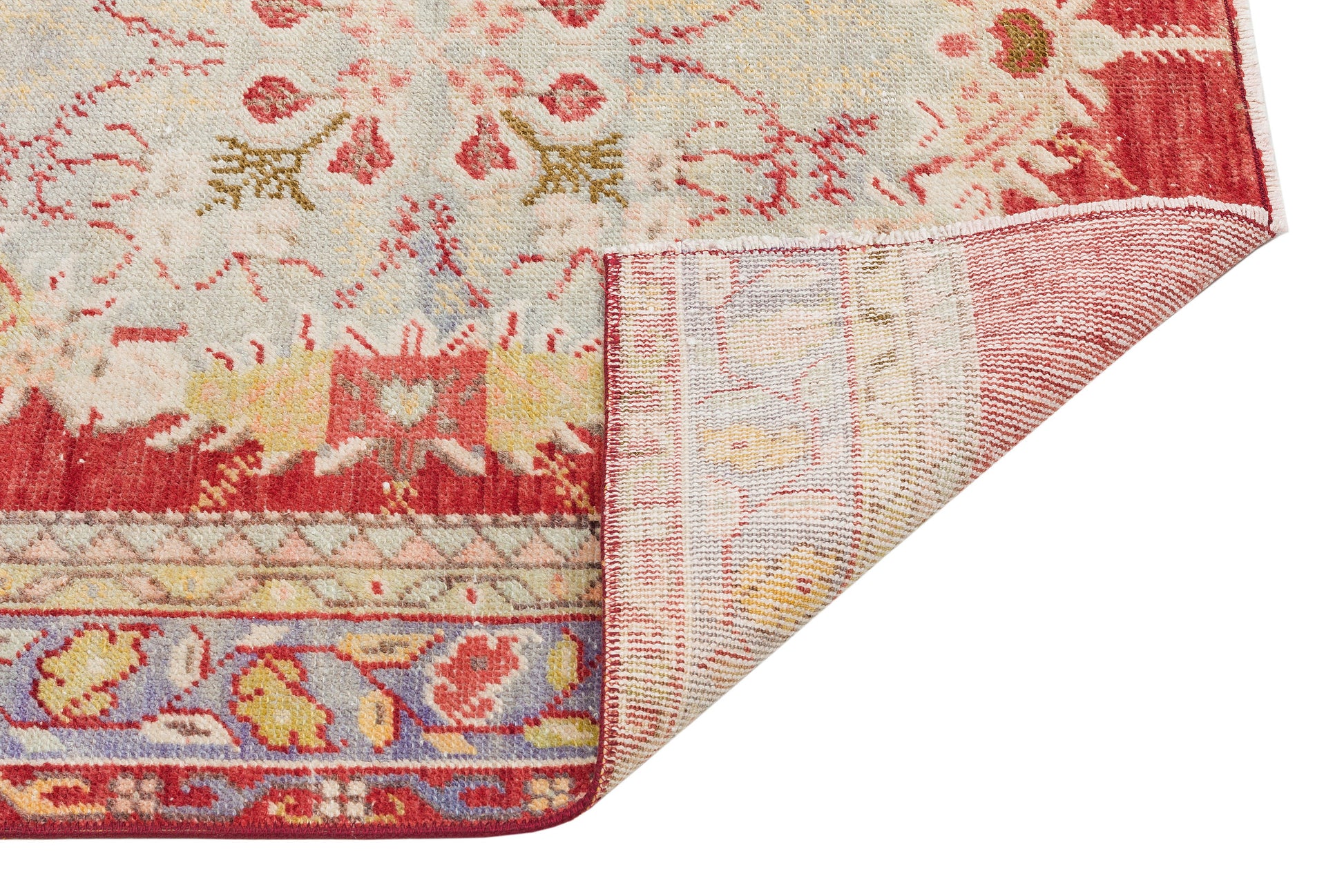 Kavala Kırmızı Klasik Yün El Dokuma Halısı 100 x 137 Apex Unique