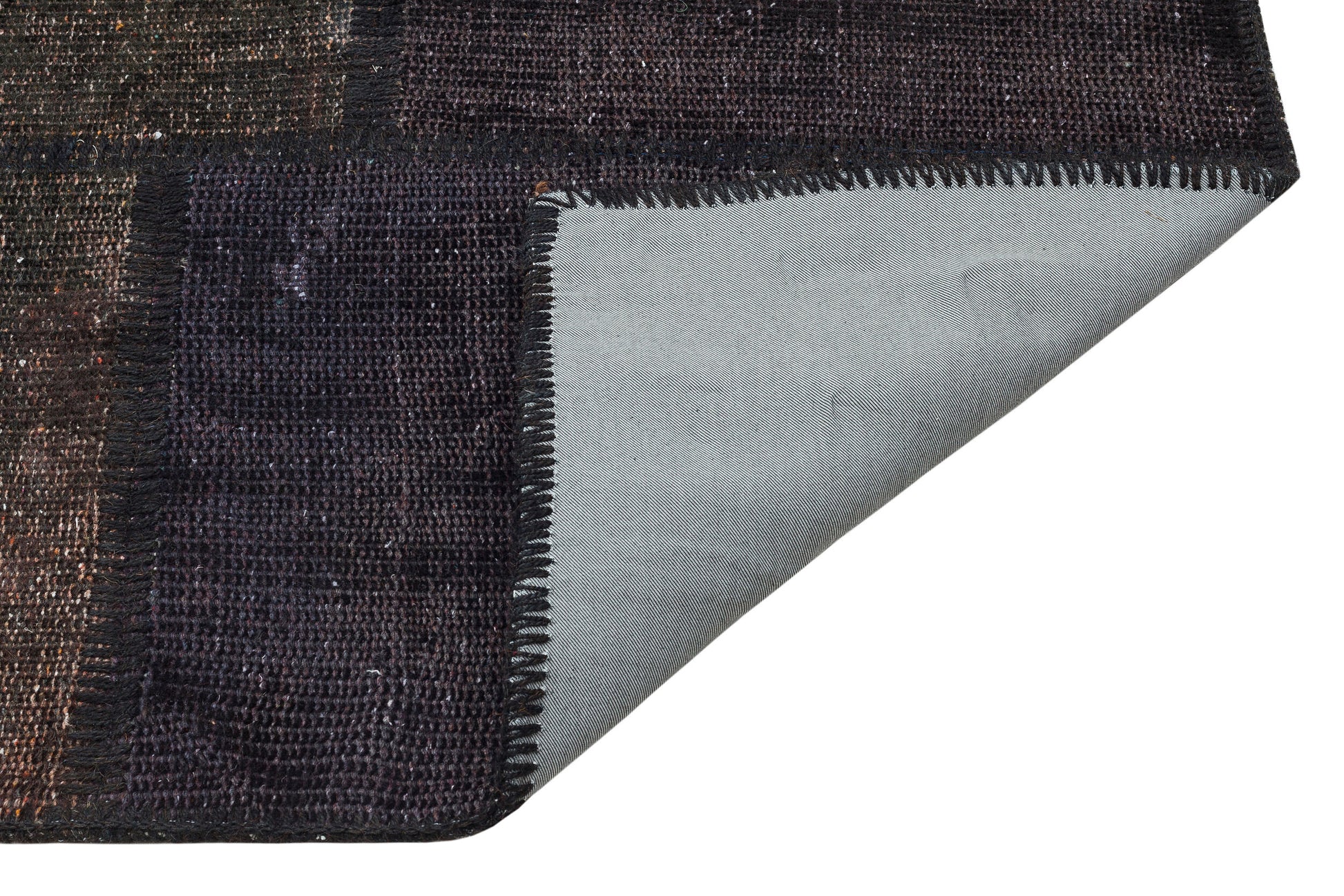 Iskece Kahverengi Eskitme Yün El Dokuma Halısı 118 x 181 Apex Unique