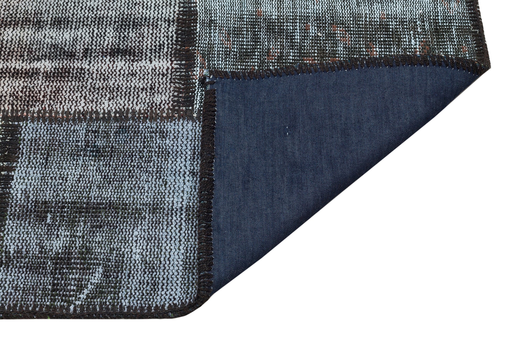 Iskece Gri Eskitme Yün El Dokuma Halısı 122 x 179 Apex Unique