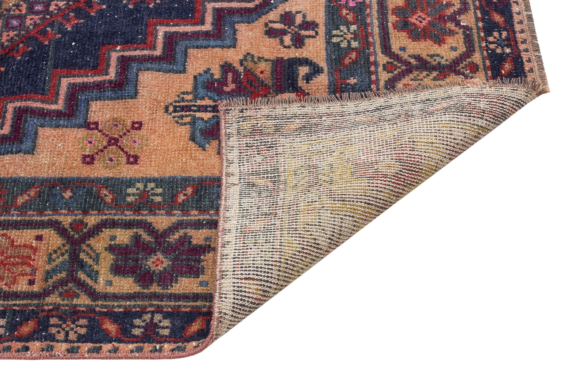 Kavala Kırmızı Klasik Yün El Dokuma Halısı 115 x 223 Apex Unique