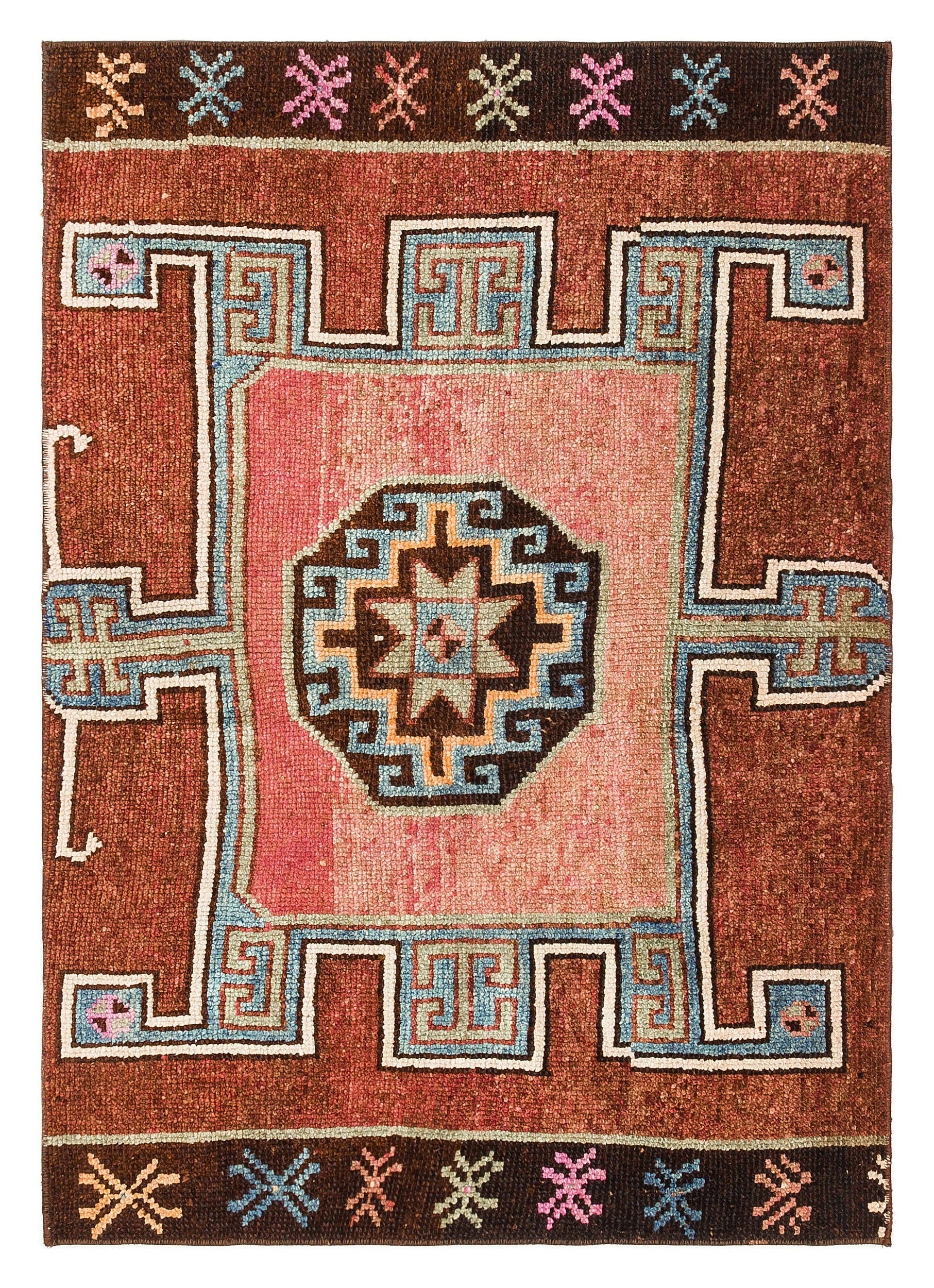 Kavala Kırmızı Klasik Yün El Dokuma Halısı 095 x 134 Apex Unique