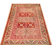 Kavala Kırmızı Klasik Yün El Dokuma Halısı 097 x 144 Apex Unique