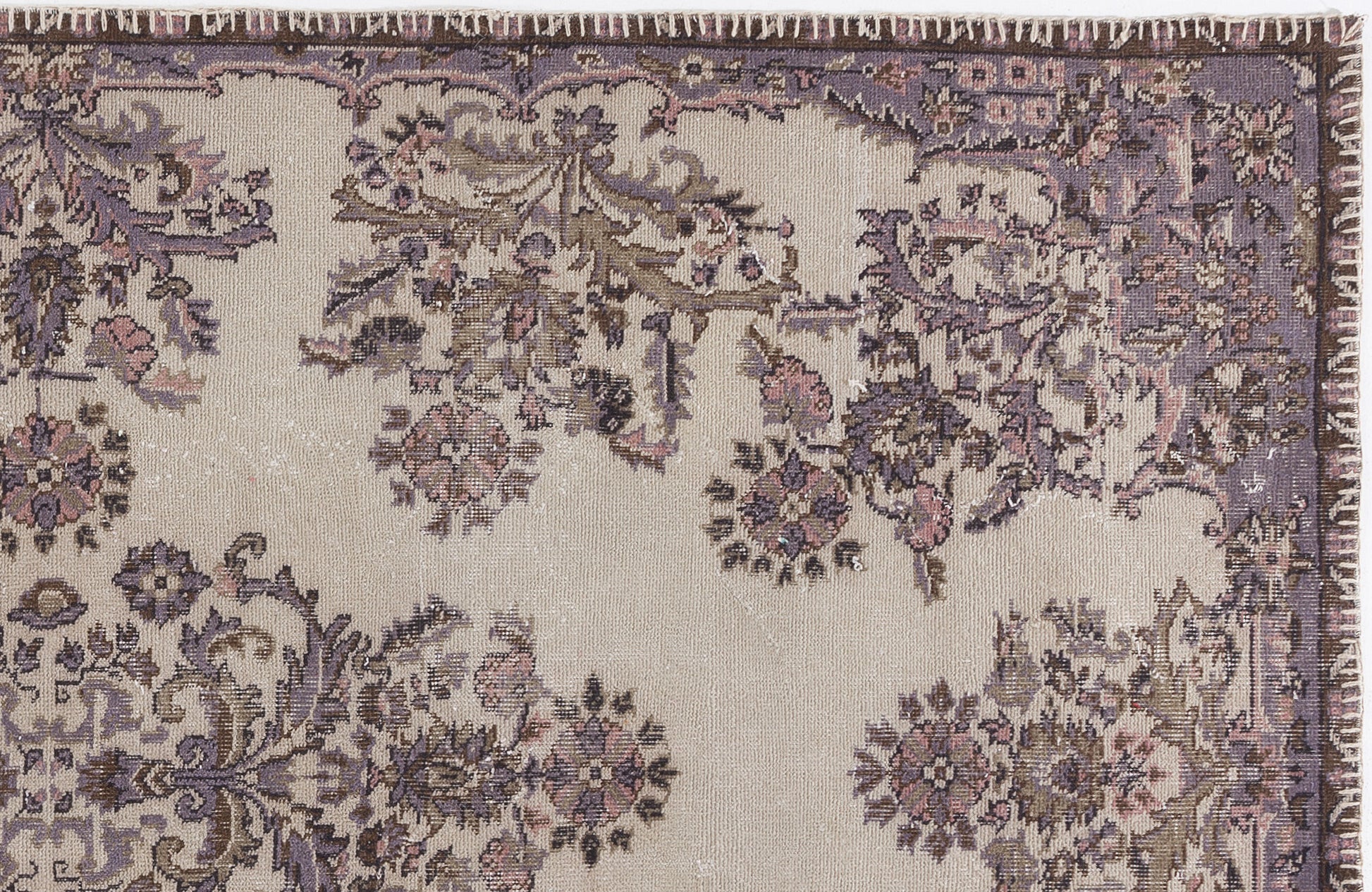 Atina Mor Eskitme Yün El Dokuma Halısı 170 x 290 Apex Unique