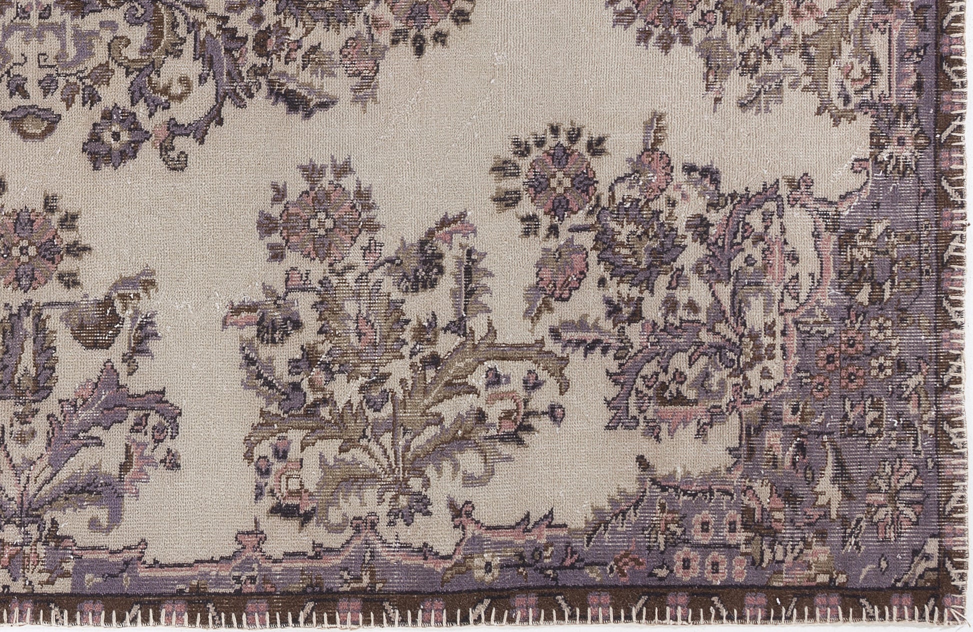 Atina Mor Eskitme Yün El Dokuma Halısı 170 x 290 Apex Unique