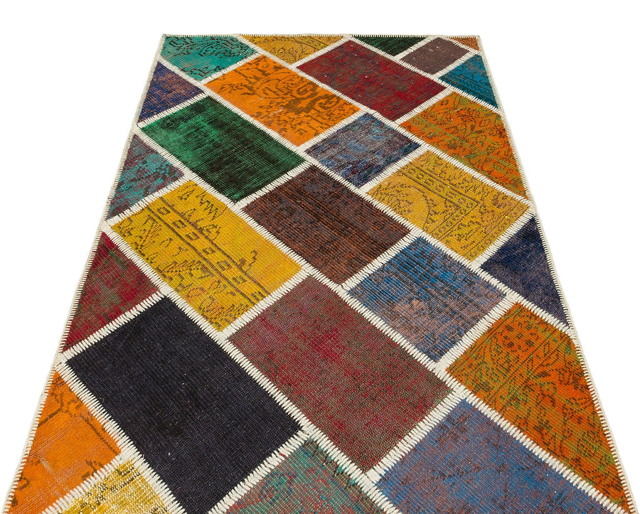 Bej Anadolu Bohem Modern Yün Halı 122x186 - Özel Seri
