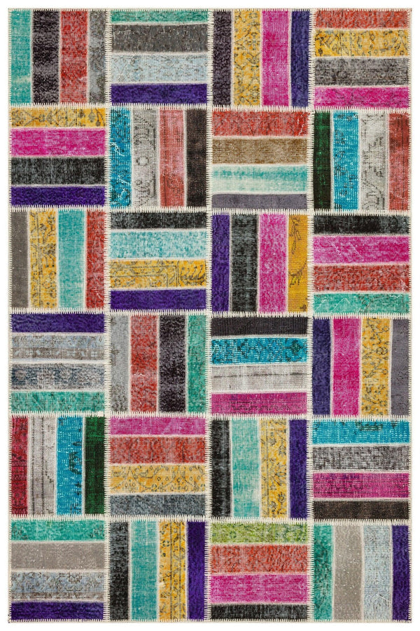Bej Anadolu Modern Yün Halı 163x244 - Özel Seri