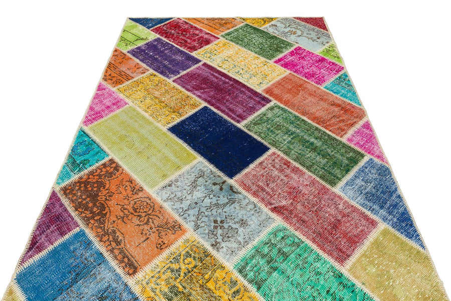 Bej Anadolu Eskitme Modern Yün Halı 163x230 - Özel Seri